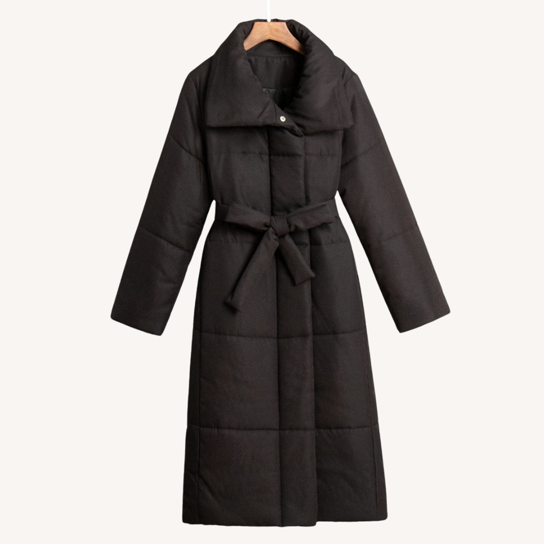 Fenice Long Women's Coat Oversized — Quilted Winter Style 6