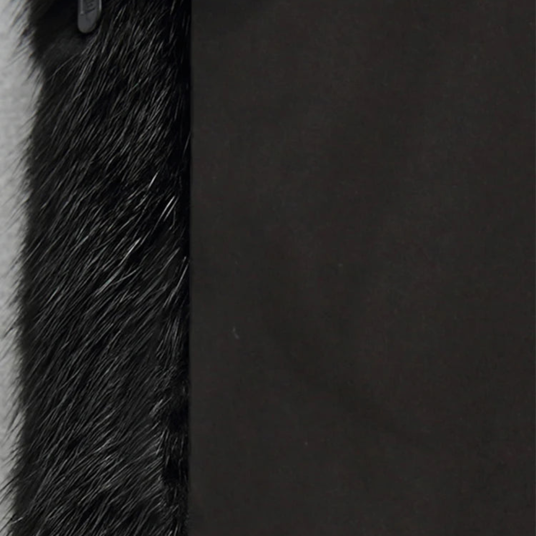 Wintermantel Damen aus Kunstfell — mit Kapuze 5