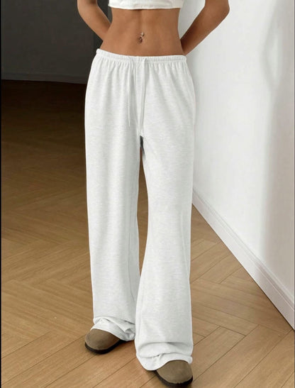 Women's Wide Leg Sweatpants — Relaxed Fit with Drawstring 7