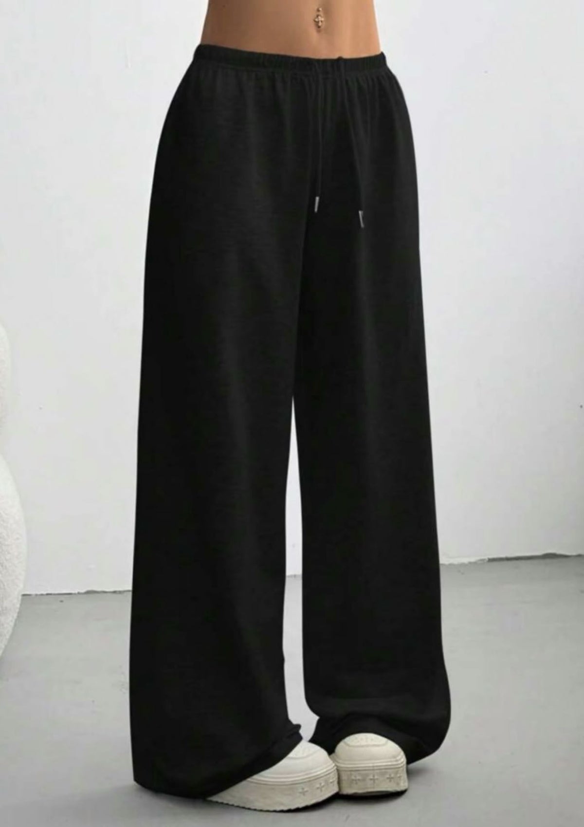 Women's Wide Leg Sweatpants — Relaxed Fit with Drawstring 6
