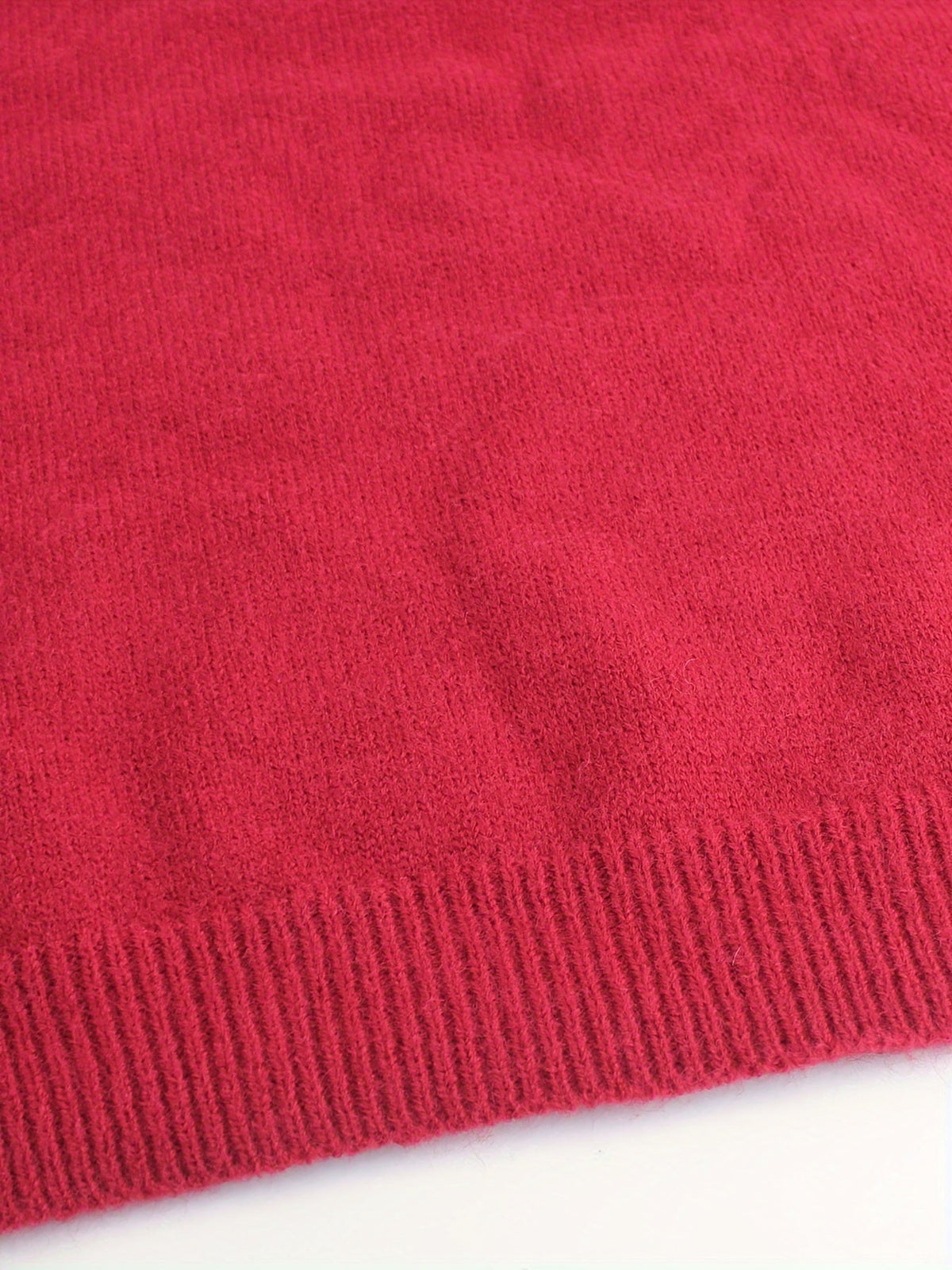 Women's Ribbed Sweater with Striped Cuffs — Sizes S to XL 23