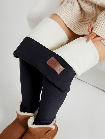 High-Waist Thermal Fleece Leggings Women — Cozy Winter 3