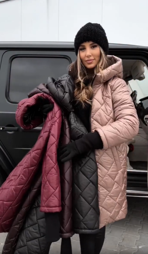 Bogna Quilted Puffer Jacket with Hood — Women's Winter Coat 13