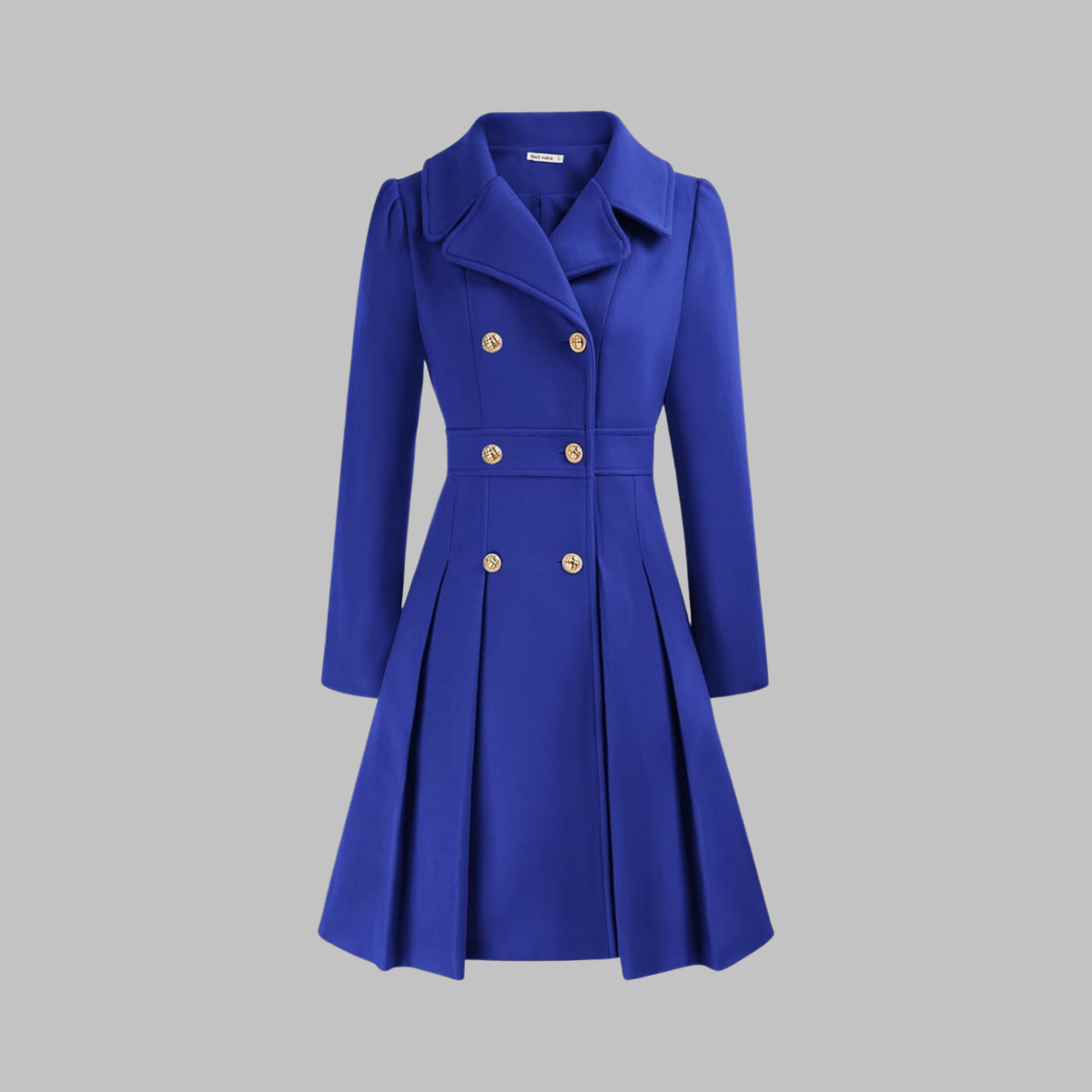 Women's Double Button Long Sleeve Coat — Elegant Classic Fit 18