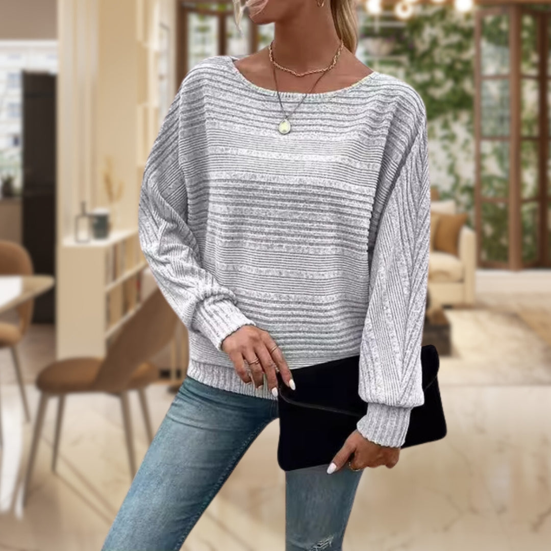 Abigail Textured Women's Knit Jumper — Soft & Stylish 4
