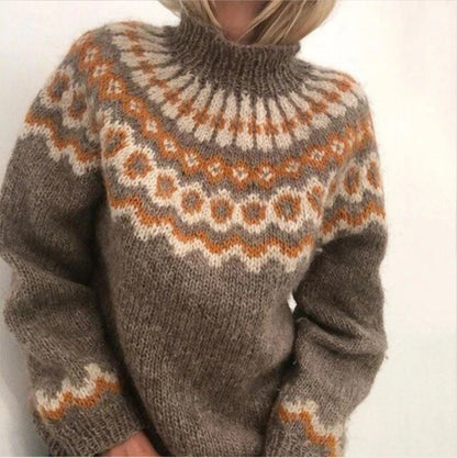 Women's Knit Winter Sweater – Wool & Cashmere, Warm & Soft 1