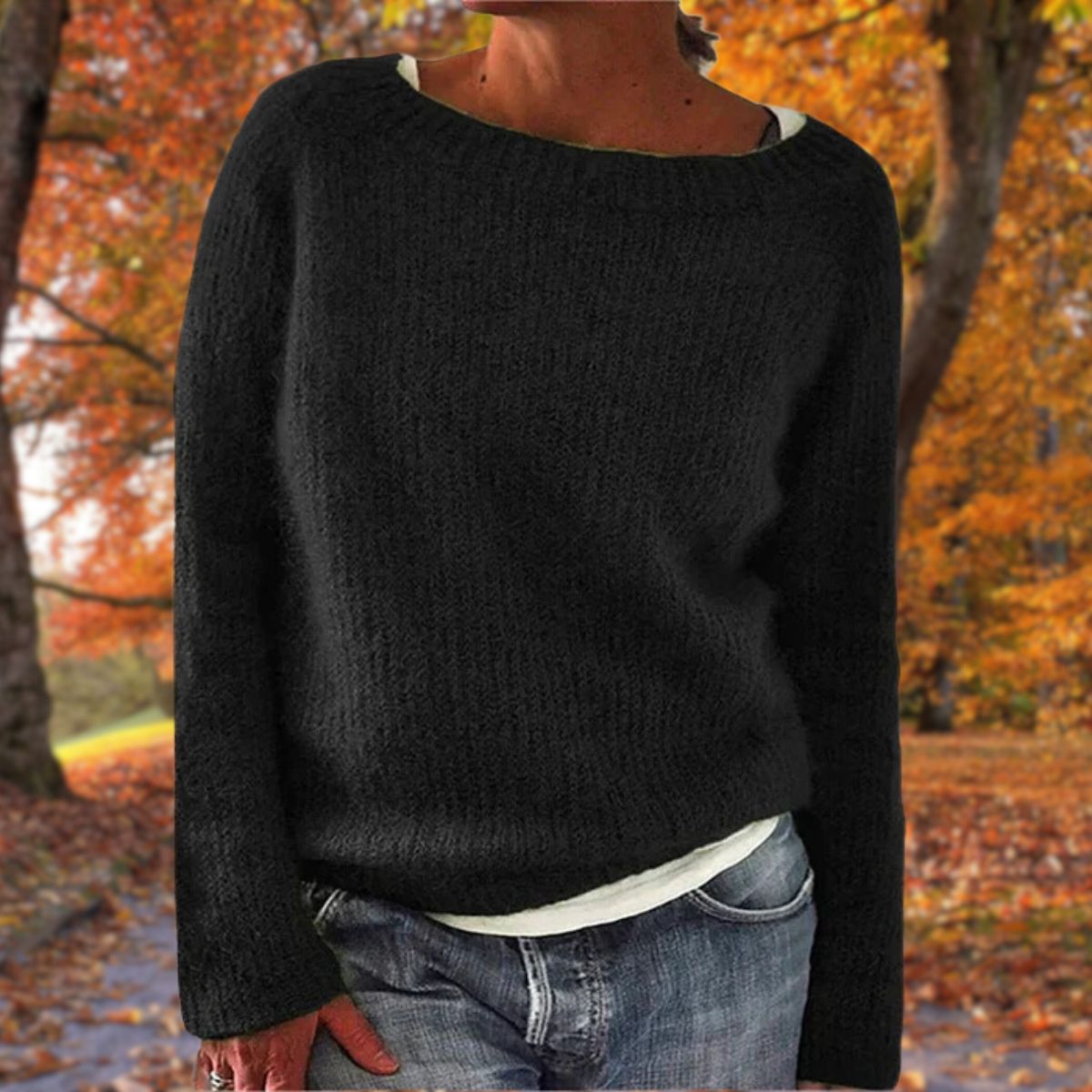 Women's Merino Wool Sweater — Classic Warm Knitwear 2