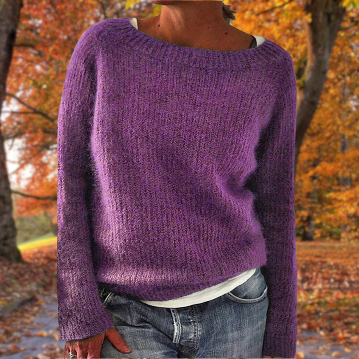 Women's Merino Wool Sweater — Classic Warm Knitwear 7
