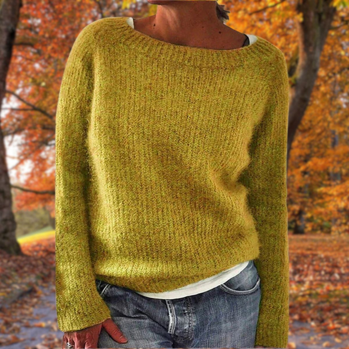 Women's Merino Wool Sweater — Classic Warm Knitwear 1