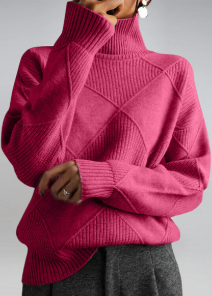 Women's Soft Turtleneck Sweater Relaxed Fit XS–3XL 3