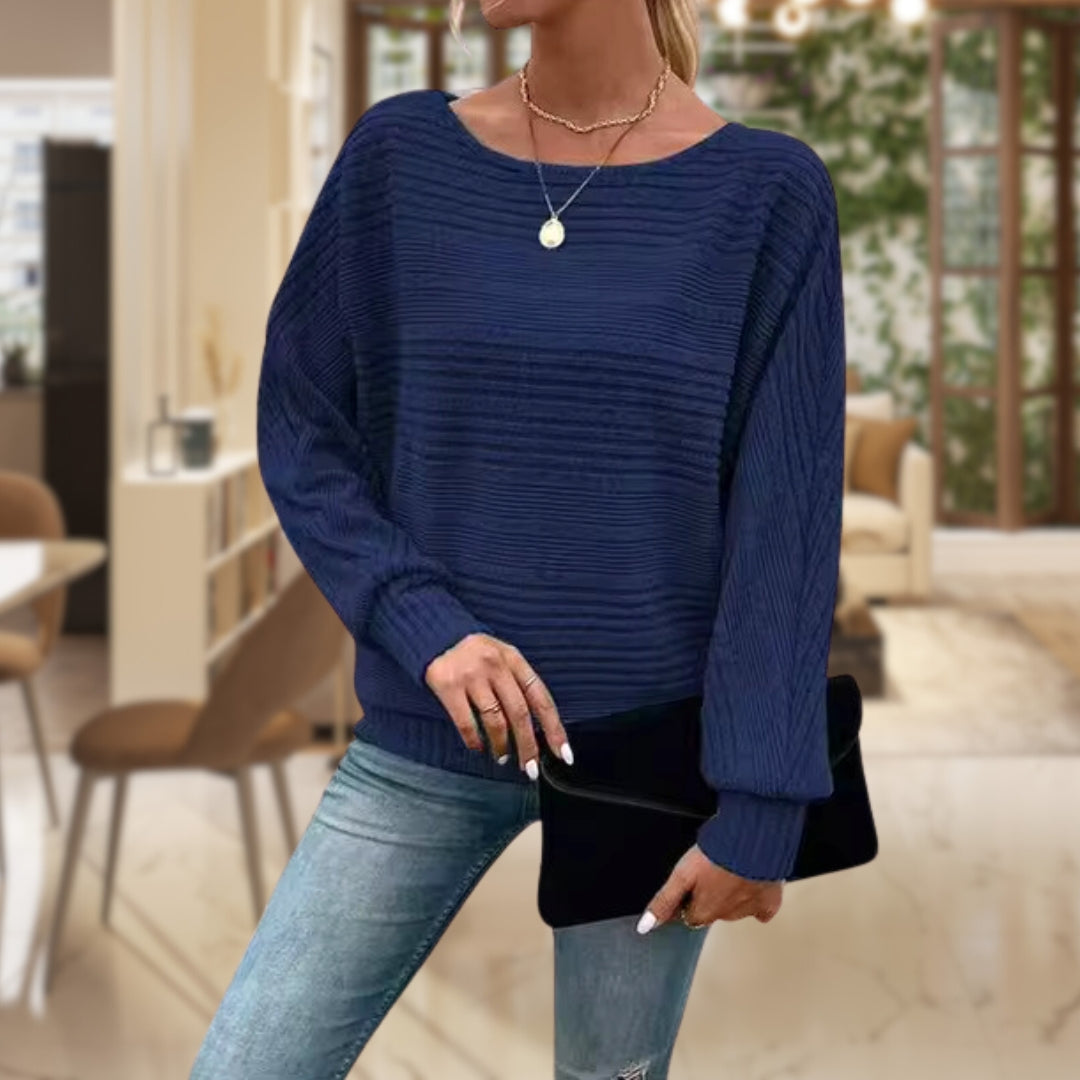 Abigail Textured Women's Knit Jumper — Soft & Stylish 3