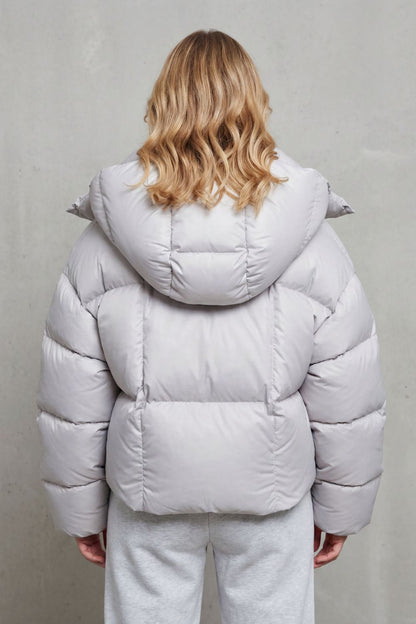 Women's Cropped Puffer Jacket — Cloud-Soft & Warm Daily Wear 3