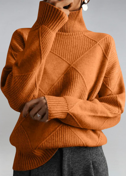 Women's Soft Turtleneck Sweater Relaxed Fit XS–3XL 8
