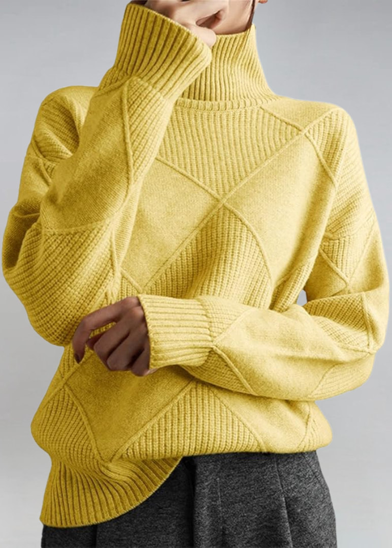 Women's Soft Turtleneck Sweater Relaxed Fit XS–3XL 7