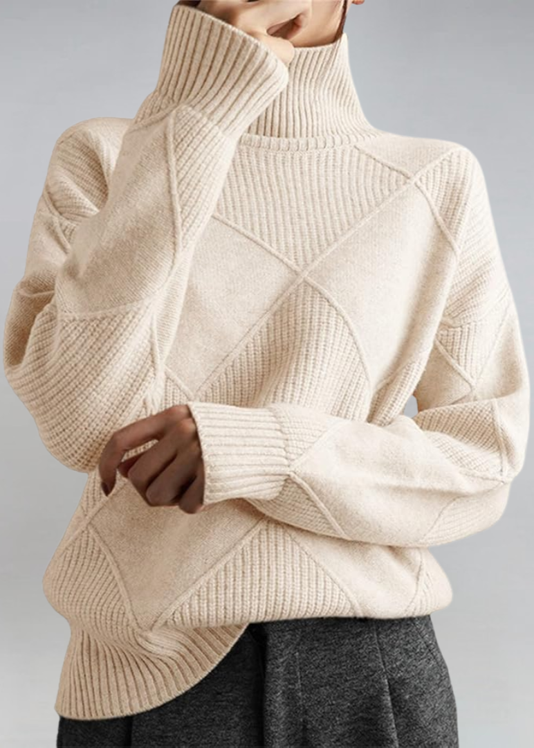 Women's Soft Turtleneck Sweater Relaxed Fit XS–3XL 5