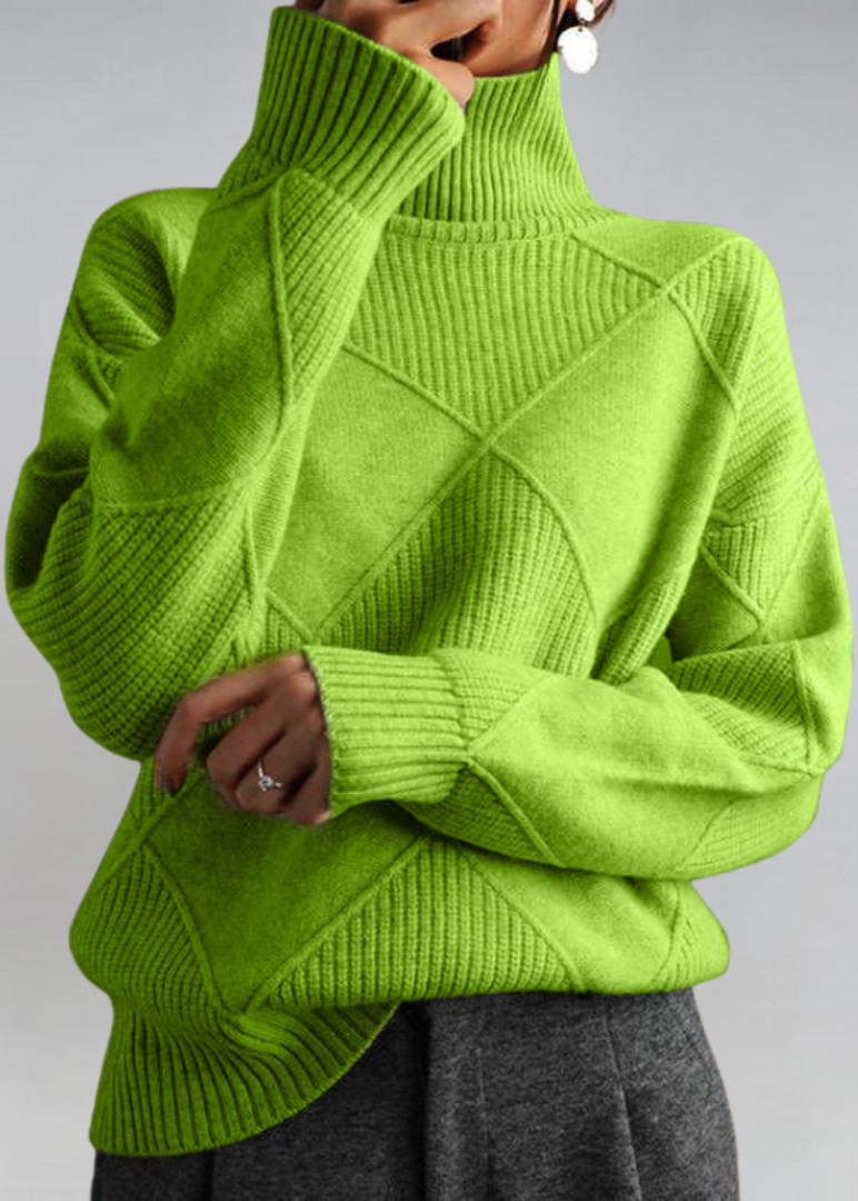 Women's Soft Turtleneck Sweater Relaxed Fit XS–3XL 11