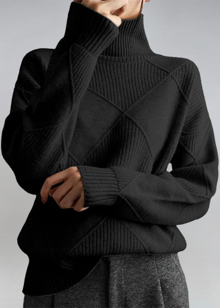 Women's Soft Turtleneck Sweater Relaxed Fit XS–3XL 6