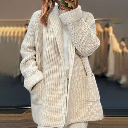 Women's Soft Knit Cardigan — Casual Fall & Winter Layering 4