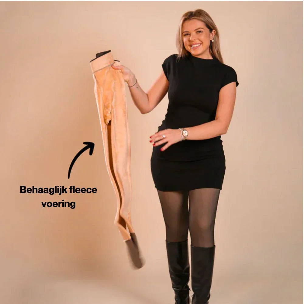 Women's Fleece Thermal Leggings — Warm & Opaque Winter 5