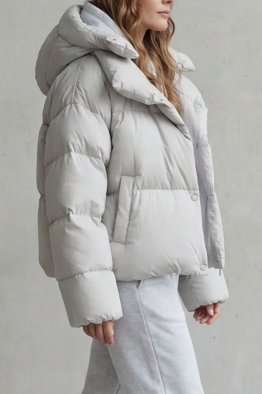 Women's Cropped Puffer Jacket — Cloud-Soft & Warm Daily Wear 4