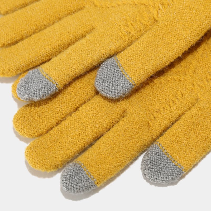 3-Piece Winter Set — Scarf, Hat & Touchscreen Gloves for Women 7