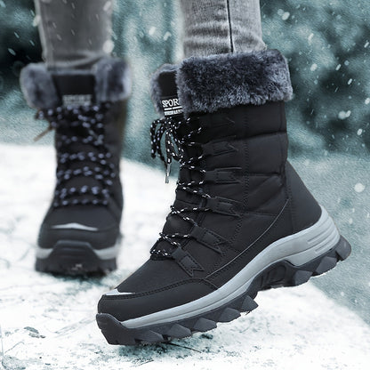 Women's Warm Winter Boots — Insulated & Non-Slip Rubber Sole 9