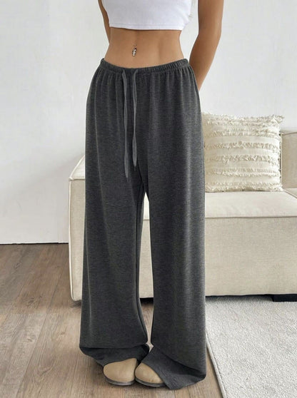 Women's Wide Leg Sweatpants — Relaxed Fit with Drawstring 8