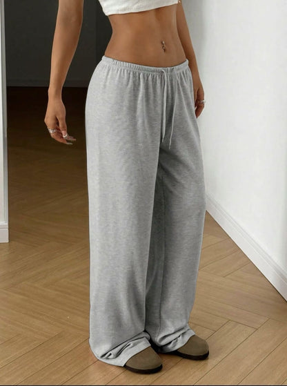 Women's Wide Leg Sweatpants — Relaxed Fit with Drawstring 9