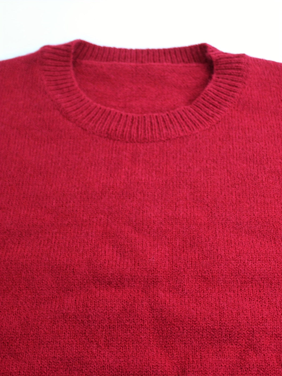 Women's Ribbed Sweater with Striped Cuffs — Sizes S to XL 25