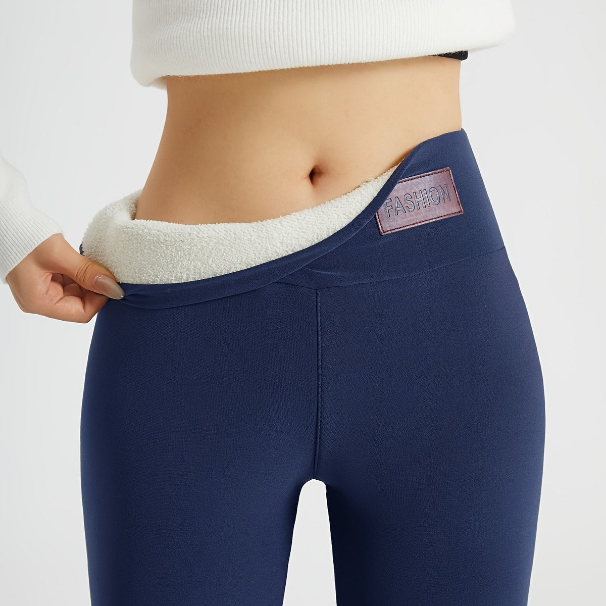 High-Waist Thermal Fleece Leggings Women — Cozy Winter 13