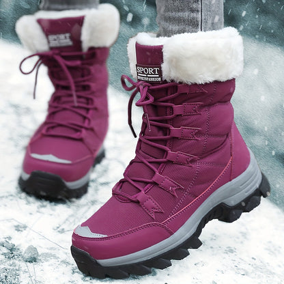 Women's Warm Winter Boots — Insulated & Non-Slip Rubber Sole 10