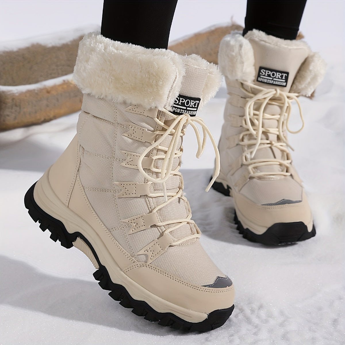 Women's Warm Winter Boots — Insulated & Non-Slip Rubber Sole 4
