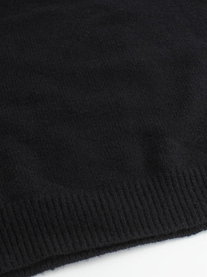 Women's Ribbed Sweater with Striped Cuffs — Sizes S to XL 11