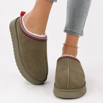 Women's Winter Slippers – Warm Fur Lined Slip-On House Shoes 1