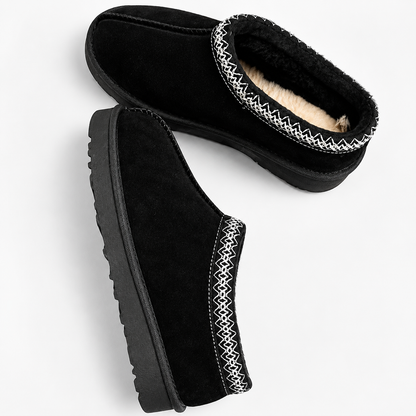 Women's Winter Slippers – Warm Fur Lined Slip-On House Shoes 5