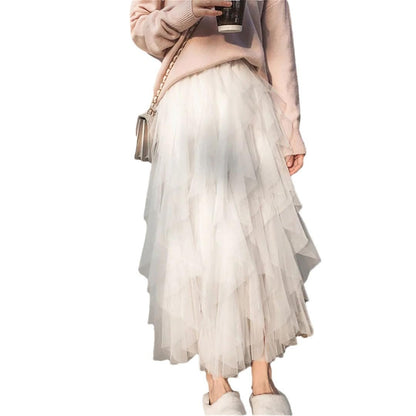 Amelia Flowing Midi Skirt — Elegant Everyday Comfort XS–2XL 1