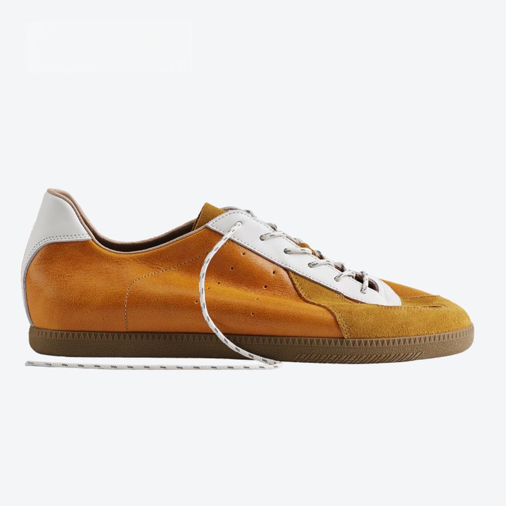 Retro Sneakers Damen mit verstecktem Absatz & mattem Finish – Ansicht 2