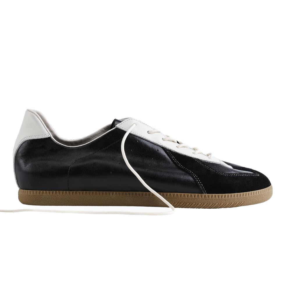 Retro Sneakers Damen mit verstecktem Absatz & mattem Finish