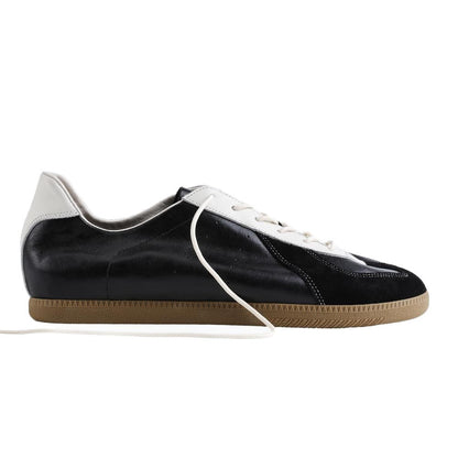 Retro Sneakers Damen mit verstecktem Absatz & mattem Finish