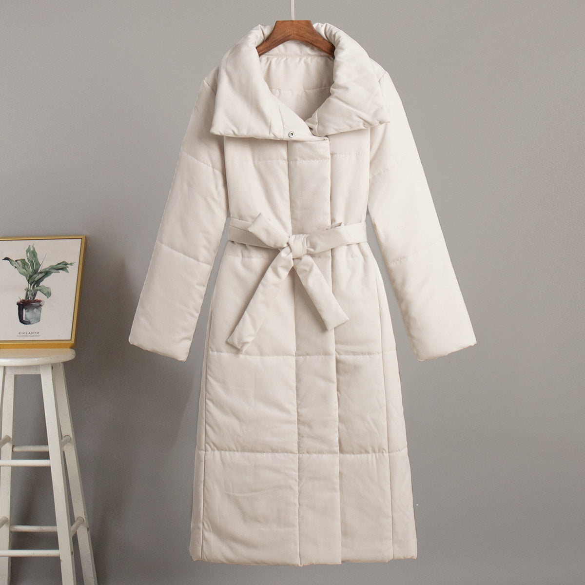 Fenice Long Women's Coat Oversized — Quilted Winter Style 1