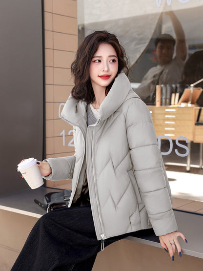 Damen Steppjacke mit Kapuze – Ansicht 2