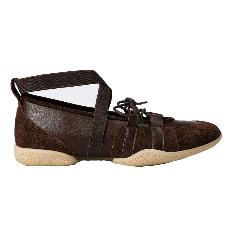 Mary Jane Ballerinas mit Kreuzriemen – Ansicht 3