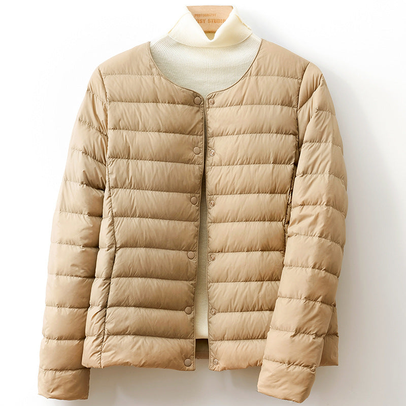 Lightweight Women's Down Puffer Jacket — Duck Down Coat 3