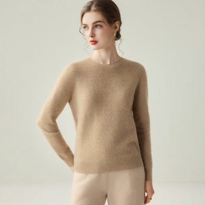 Pullover Damen Rundhals — Slim Fit Feinstrick 10