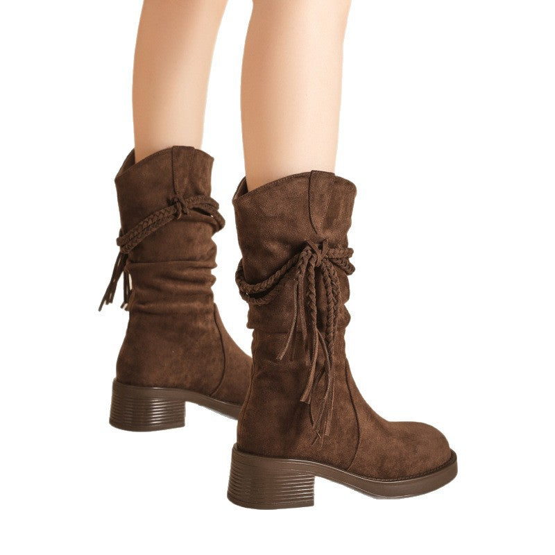 Fransen Stiefel Damen – Ansicht 4