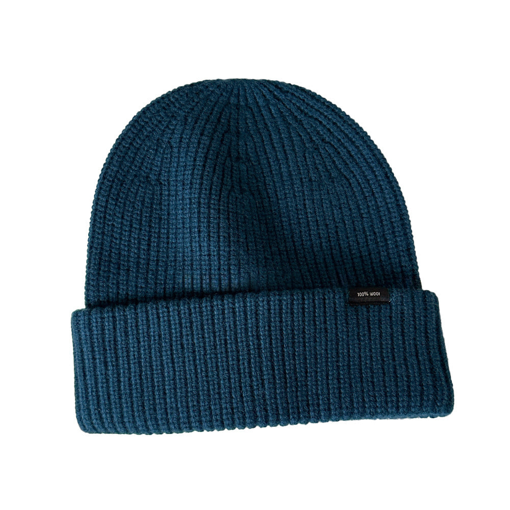 Damen Strickmütze mit Umschlag — Rippenstrick Wintermütze 7