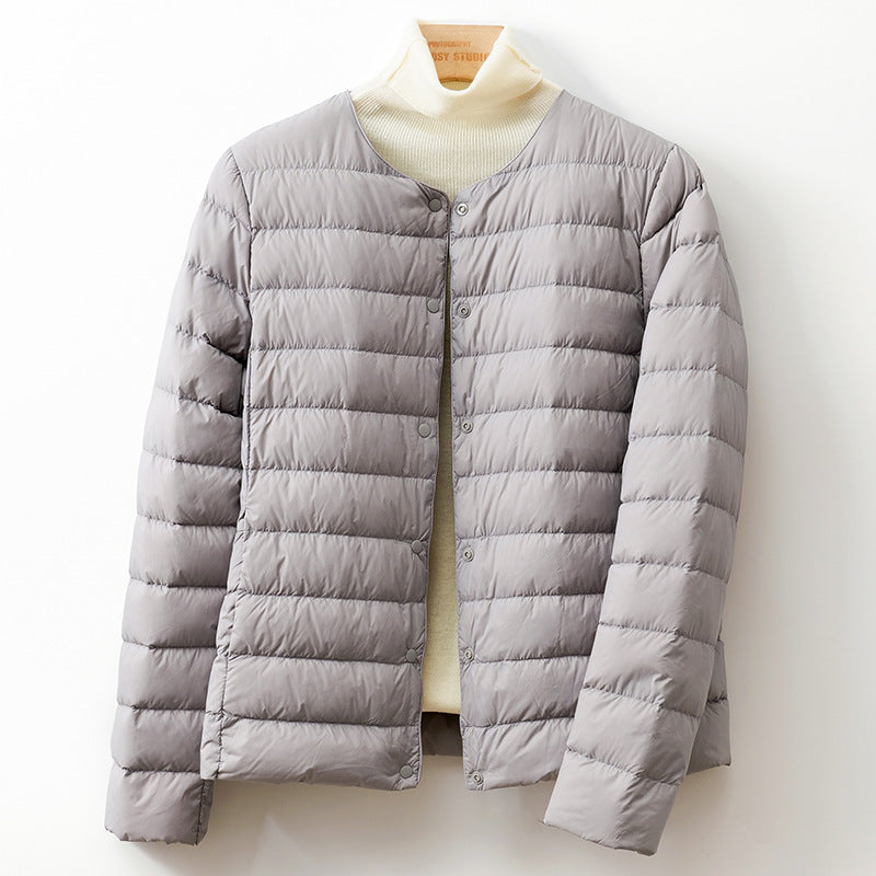 Lightweight Women's Down Puffer Jacket — Duck Down Coat 6