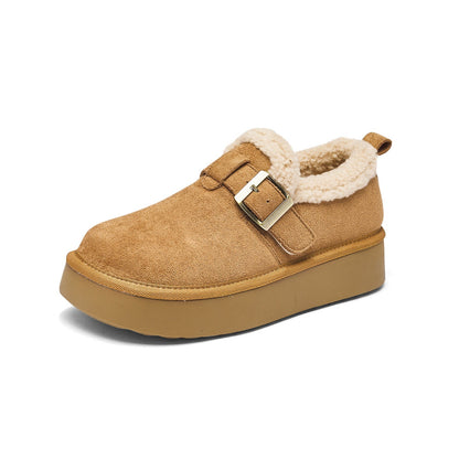 Fleece-Gefütterte Slip-On Mule Sneaker mit Dicker Sohle – Ansicht 3