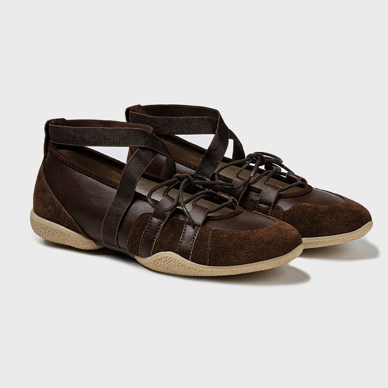 Mary Jane Ballerinas mit Kreuzriemen – Ansicht 2