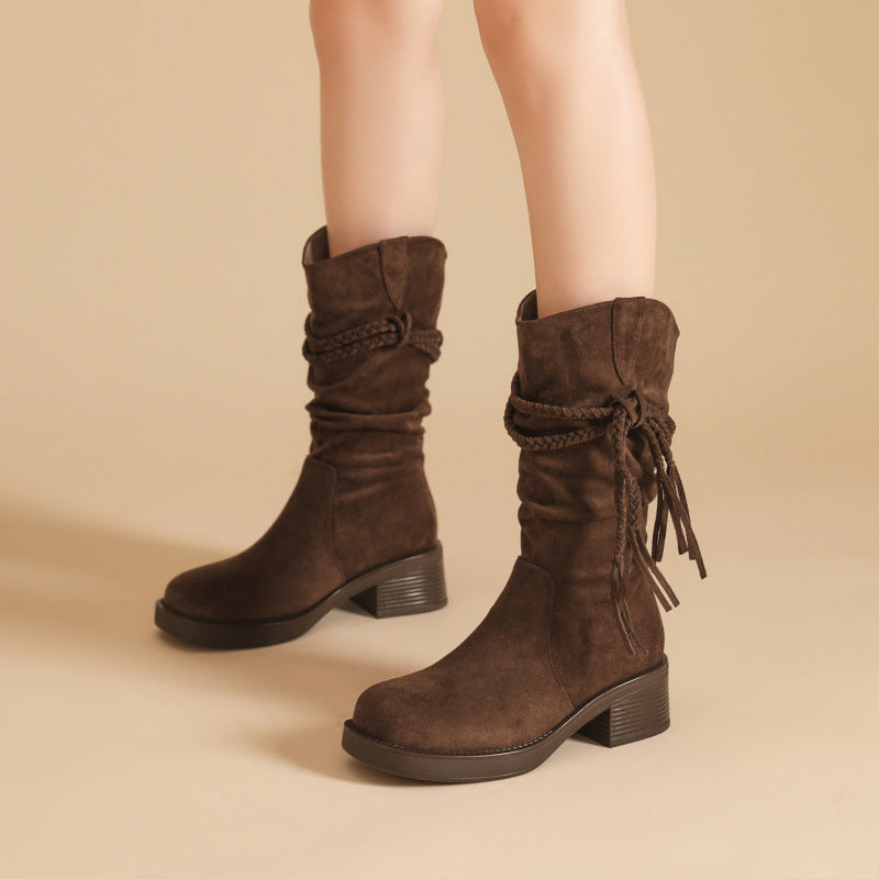 Fransen Stiefel Damen – Ansicht 3